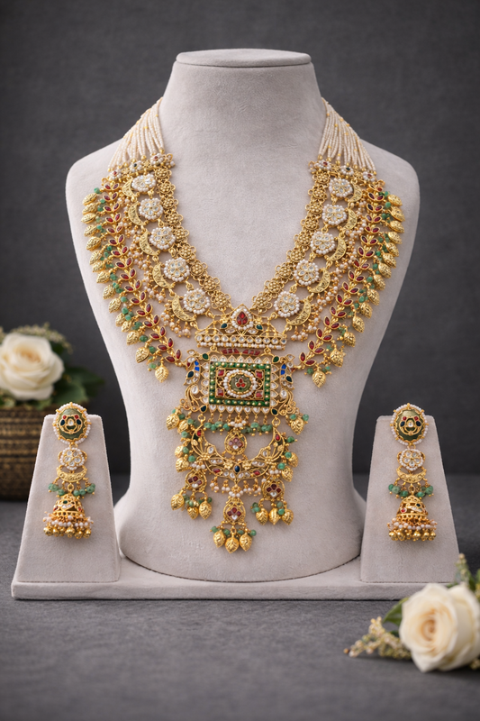 Heritage Jadau Kundan Rani Haar Necklace Set-G7520800