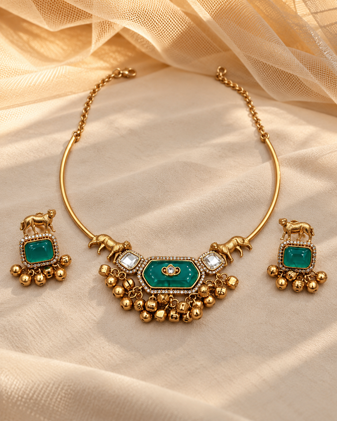 Sabyasachi Haasli Choker Set-NK2302