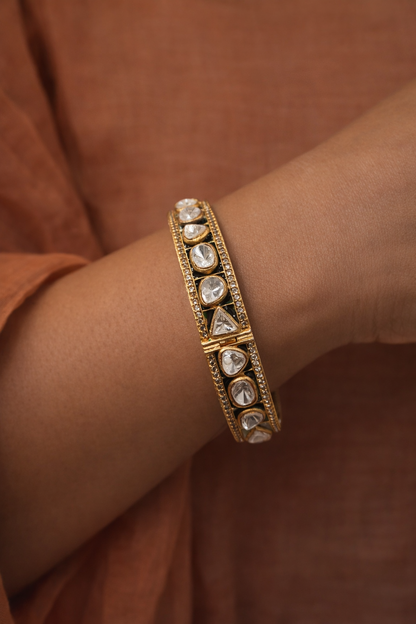 Mossonite Kada Bracelet