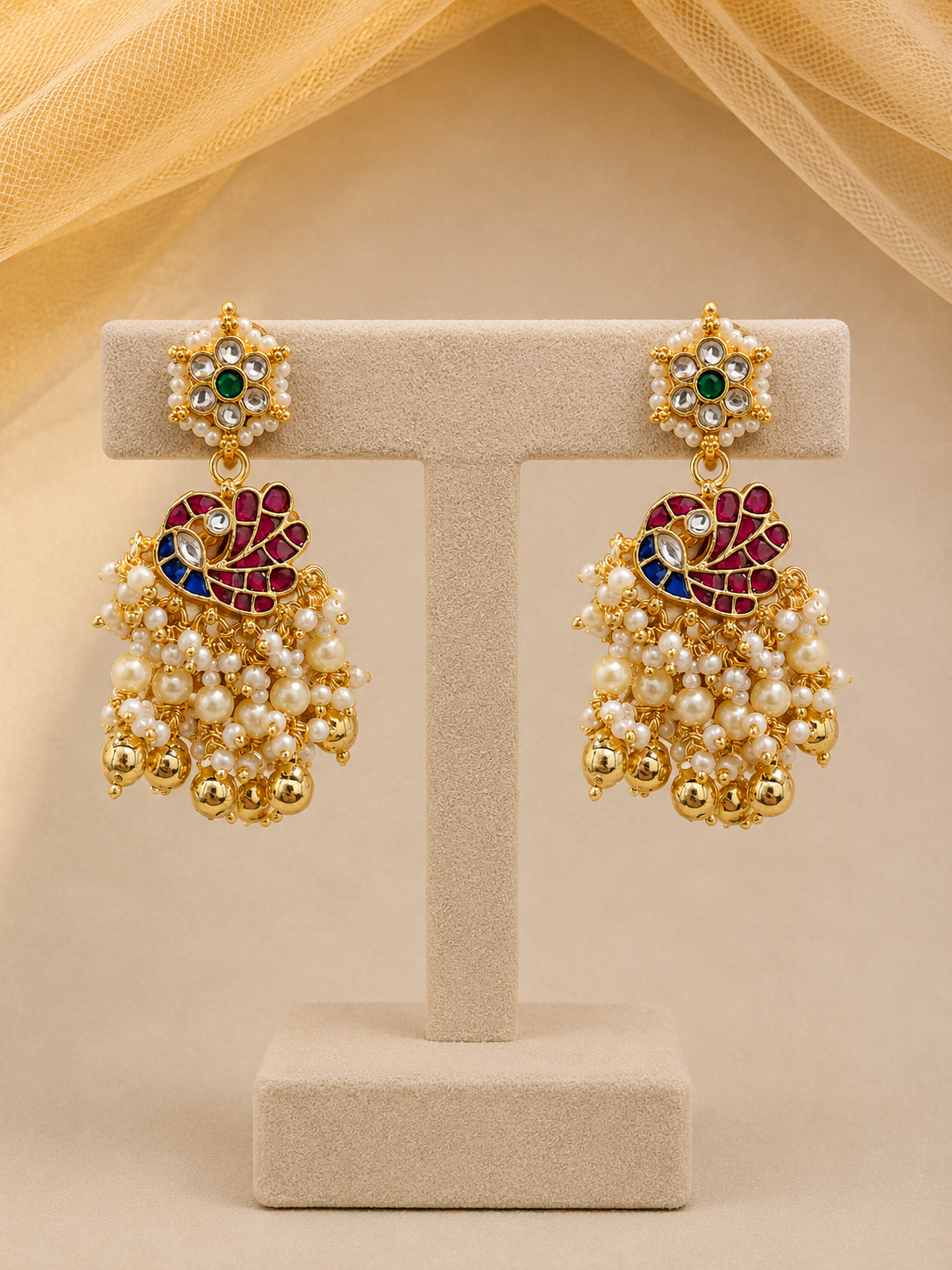 Jadau Long Necklace Set-G456800