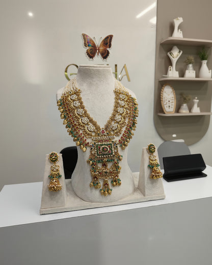 Heritage Jadau Kundan Rani Haar Necklace Set-G7520800