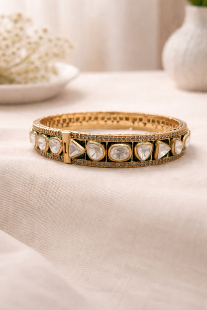 Mossonite Kada Bracelet