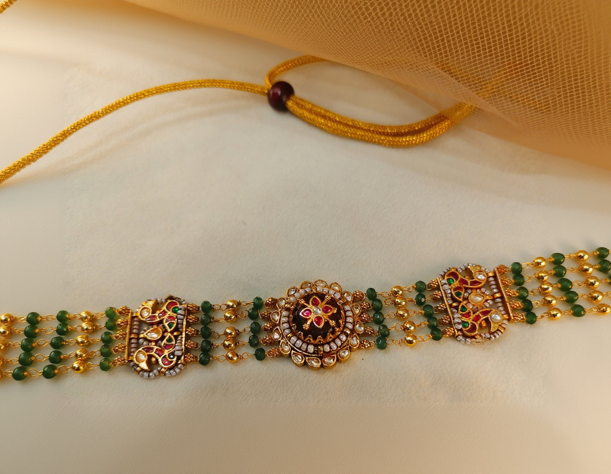 Jadau Choker Necklace Set-G756800