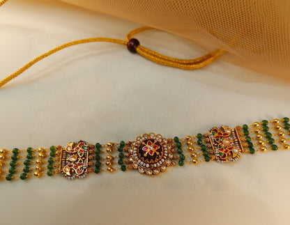 Jadau Choker Necklace Set-G756800