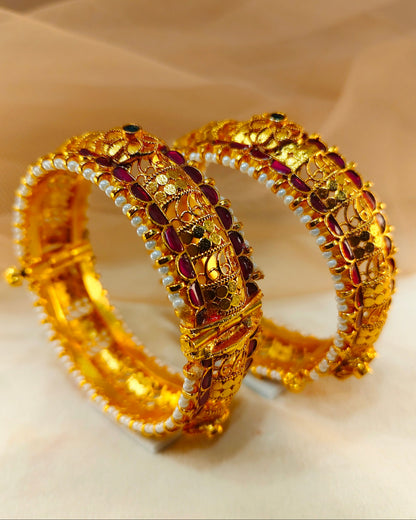 Jadau Bangles(Set of 2)-G157800