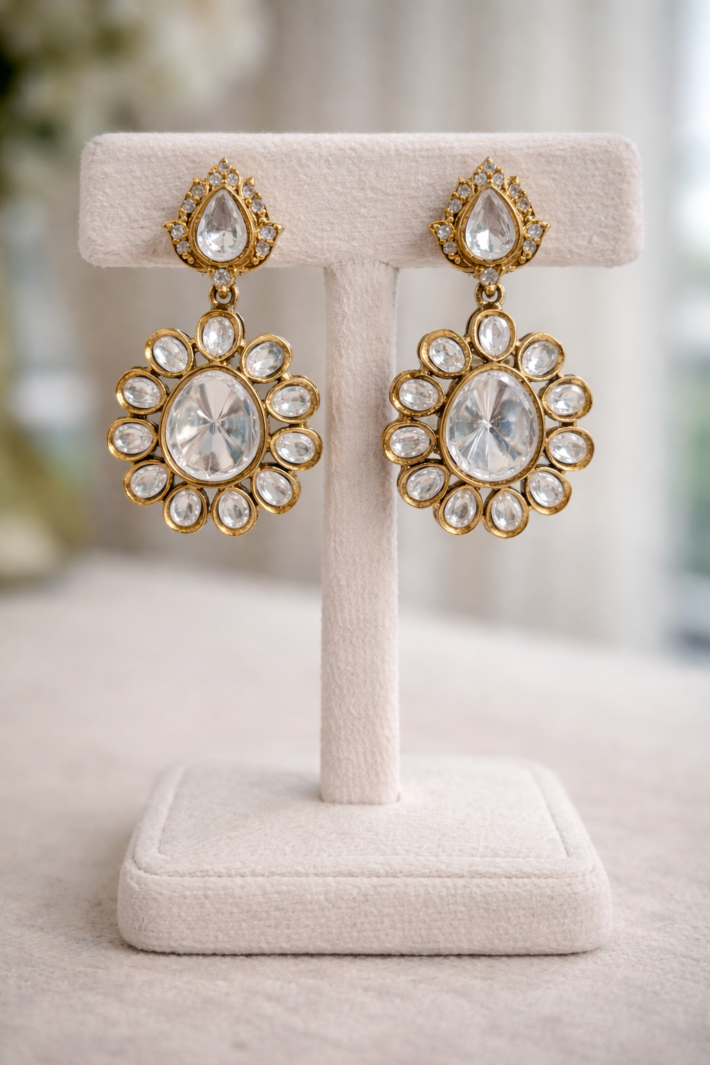 Handcrafted Traditional Kundan Jewellery Set