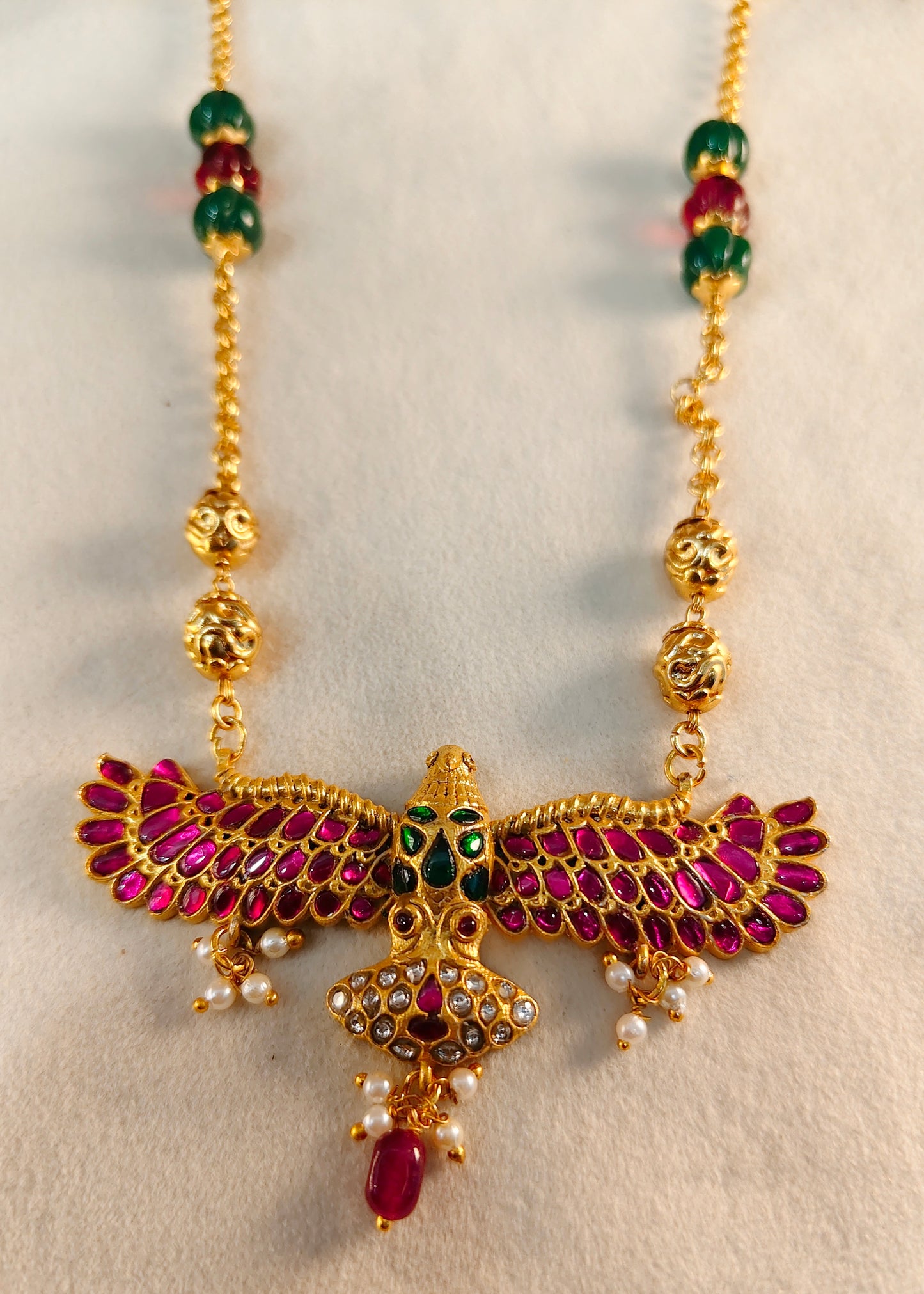 Jadau Egale Pendant Set-G354000