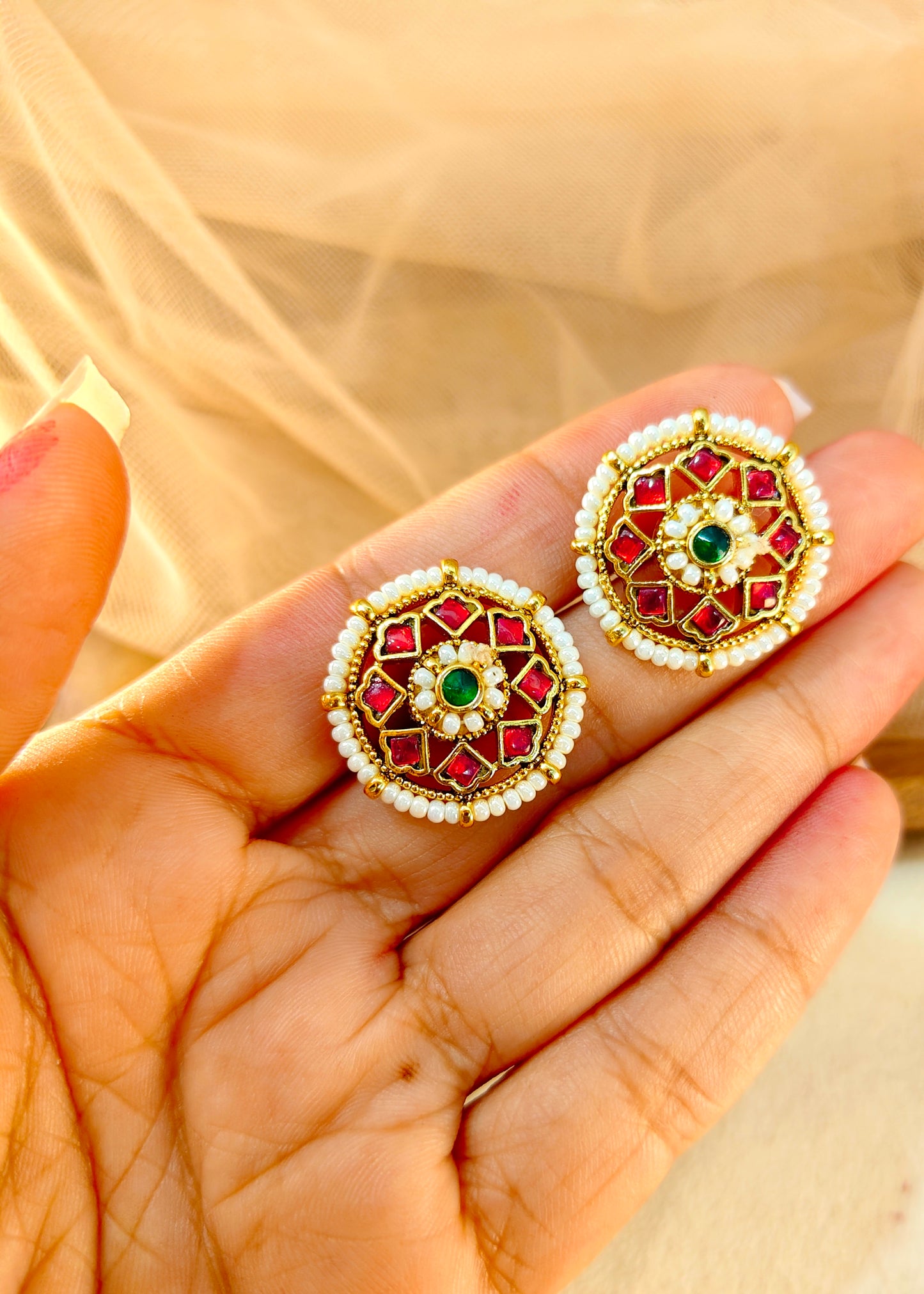 Jadav Stud Earrings-G771200