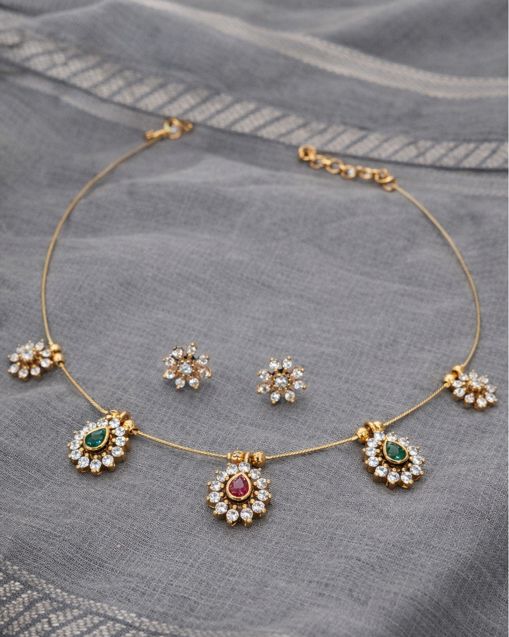 Multicolor Invisible Necklace-G35550