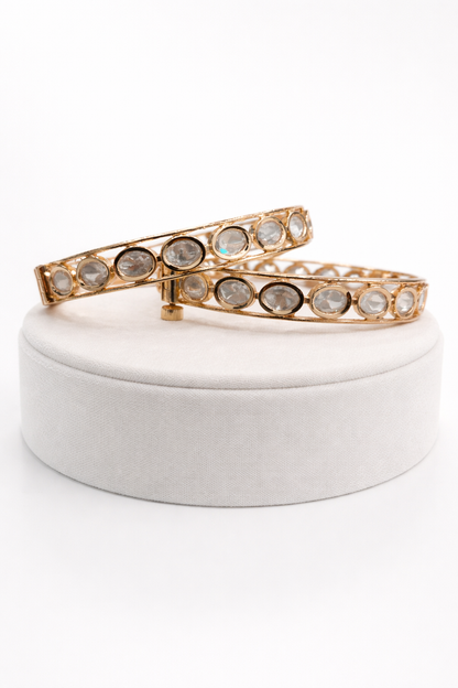 Kundan Polki Designer Bangles