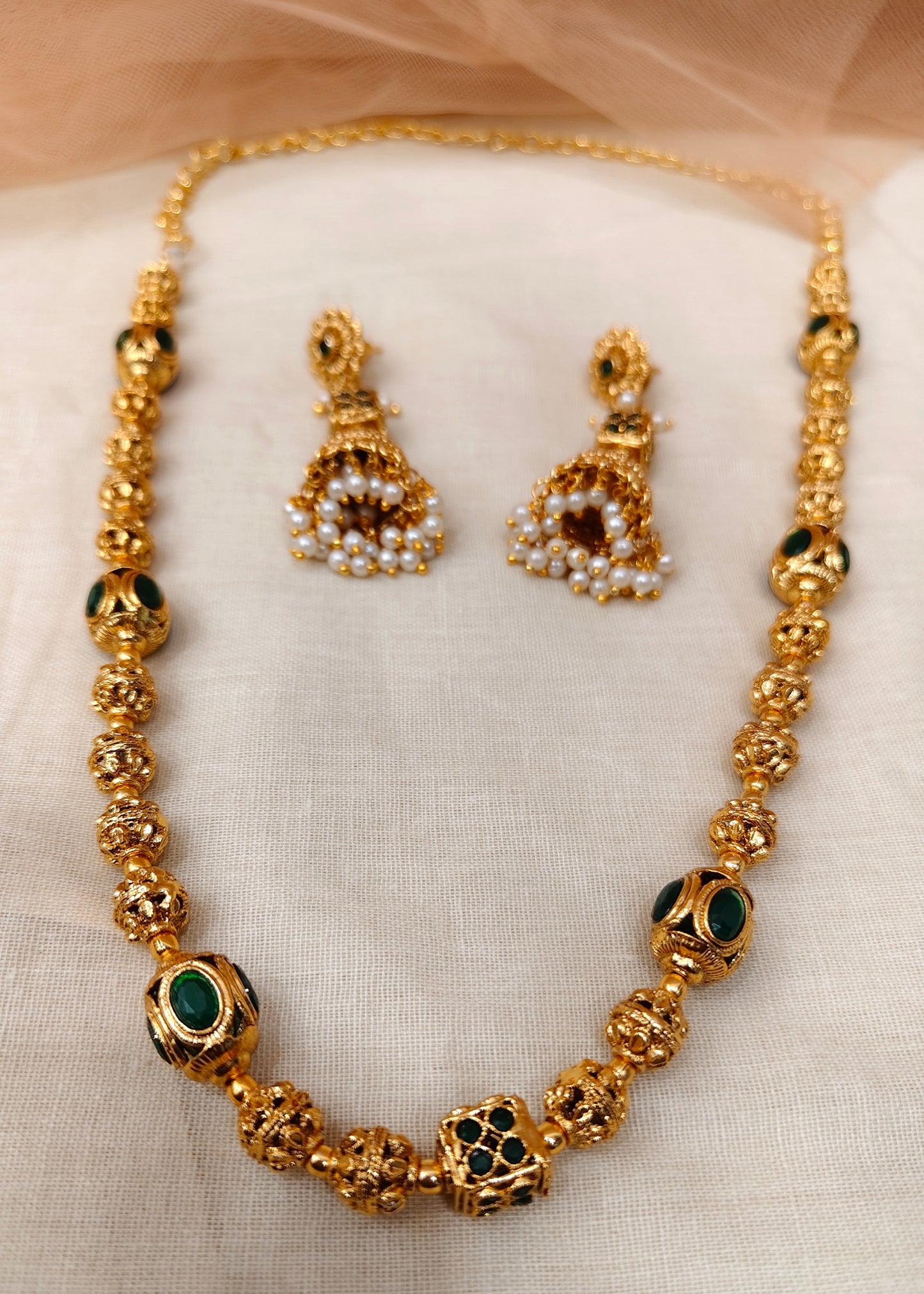 Gold-Plated Mala Necklace-G171100