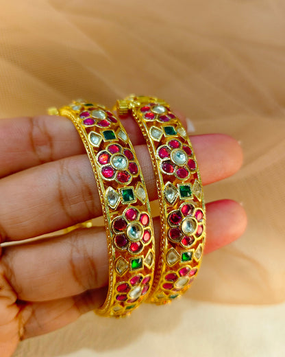 Jadau Bangles(Set of 2)-G156800