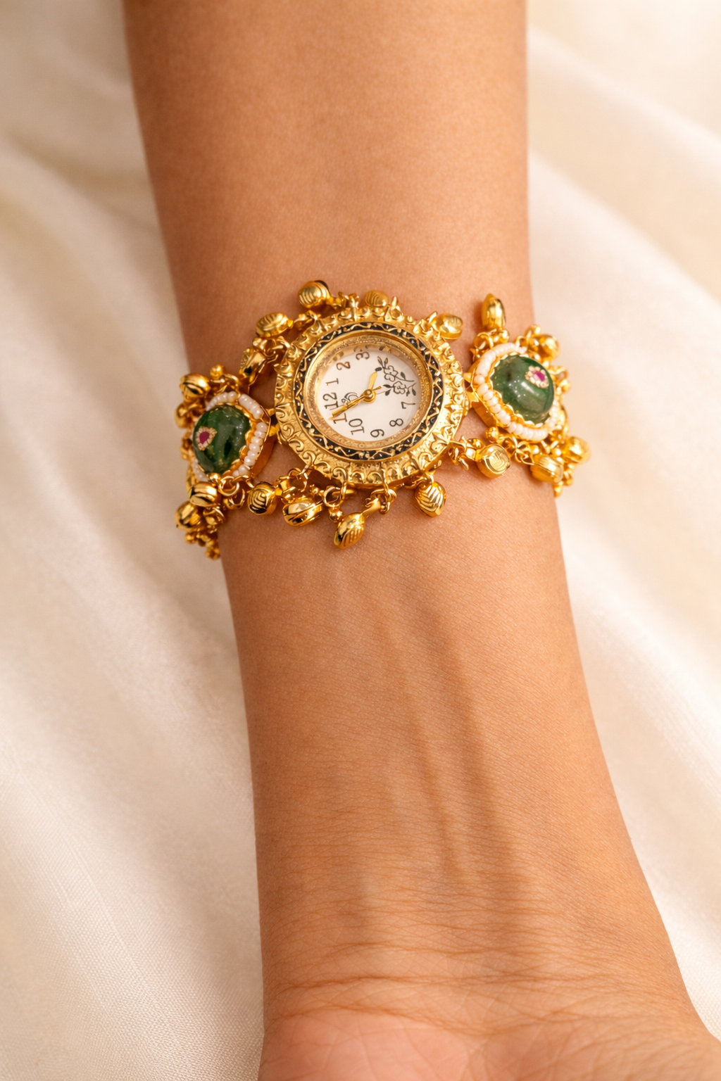 Timeless Heritage Kundan Watch Bracelet