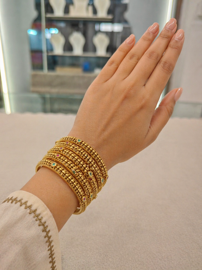 Heritage Temple Jewelry Bangle Set(Set of 6)-G753200