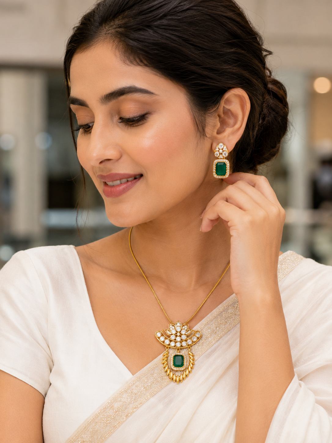 Lotus Pendant Set-G112300