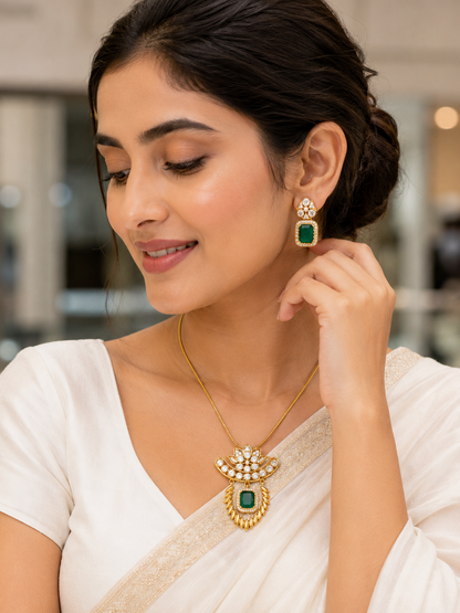 Lotus Pendant Set-G112300