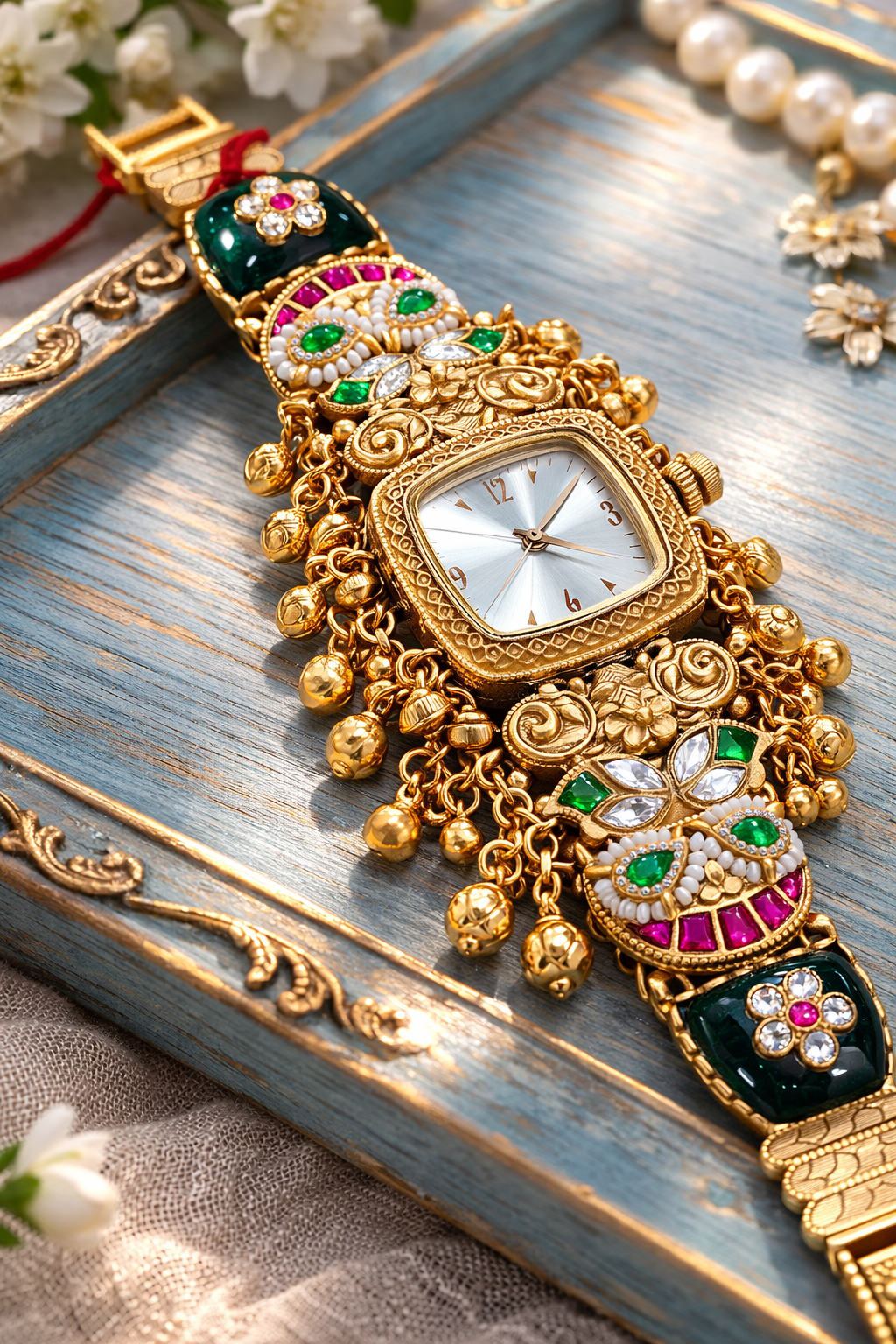 Maharani Heritage Pachi Kundan Watch-G3510000