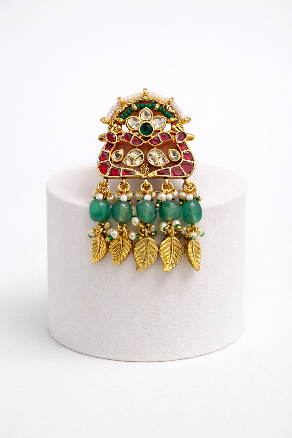 Jadau Tassel Cocktail Ring