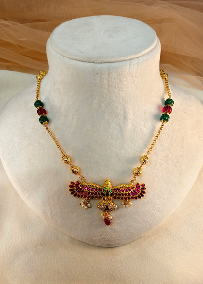 Jadau Egale Pendant Set-G354000