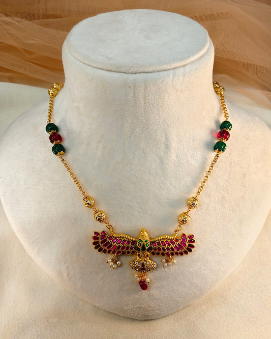Jadau Egale Pendant Set-G354000