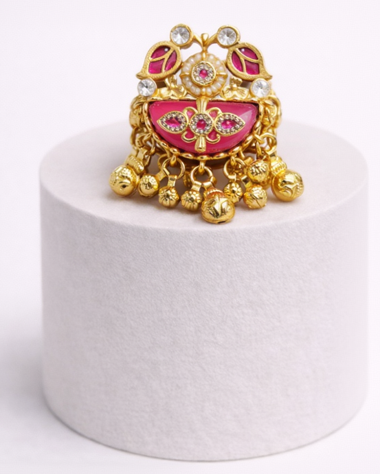 Gold plated Pink chorowski Ring-G351700