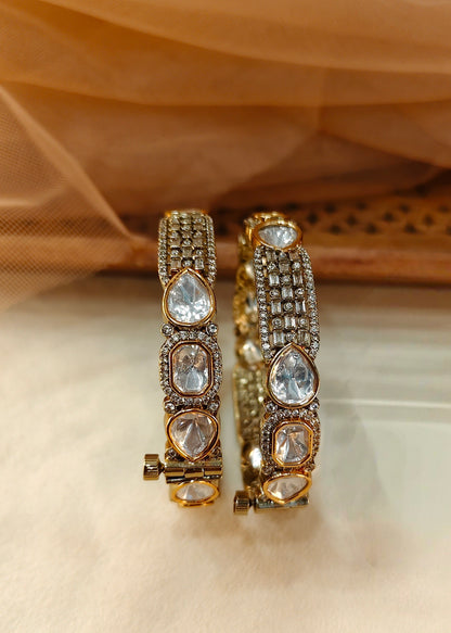 Moissanite Bangles(Set of 2)-G154500