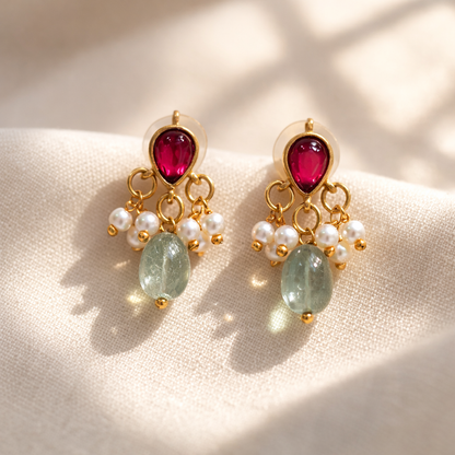 Floral Kundan Jadau Invisible Set