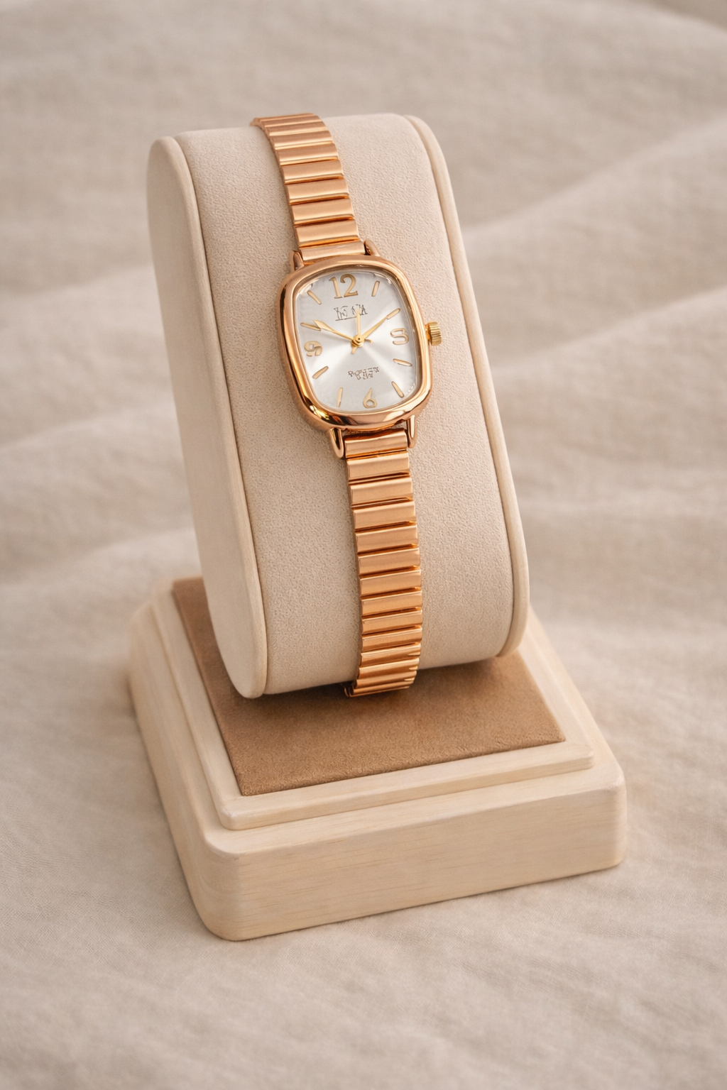 Stainless steel Gold Square Watch-G351100