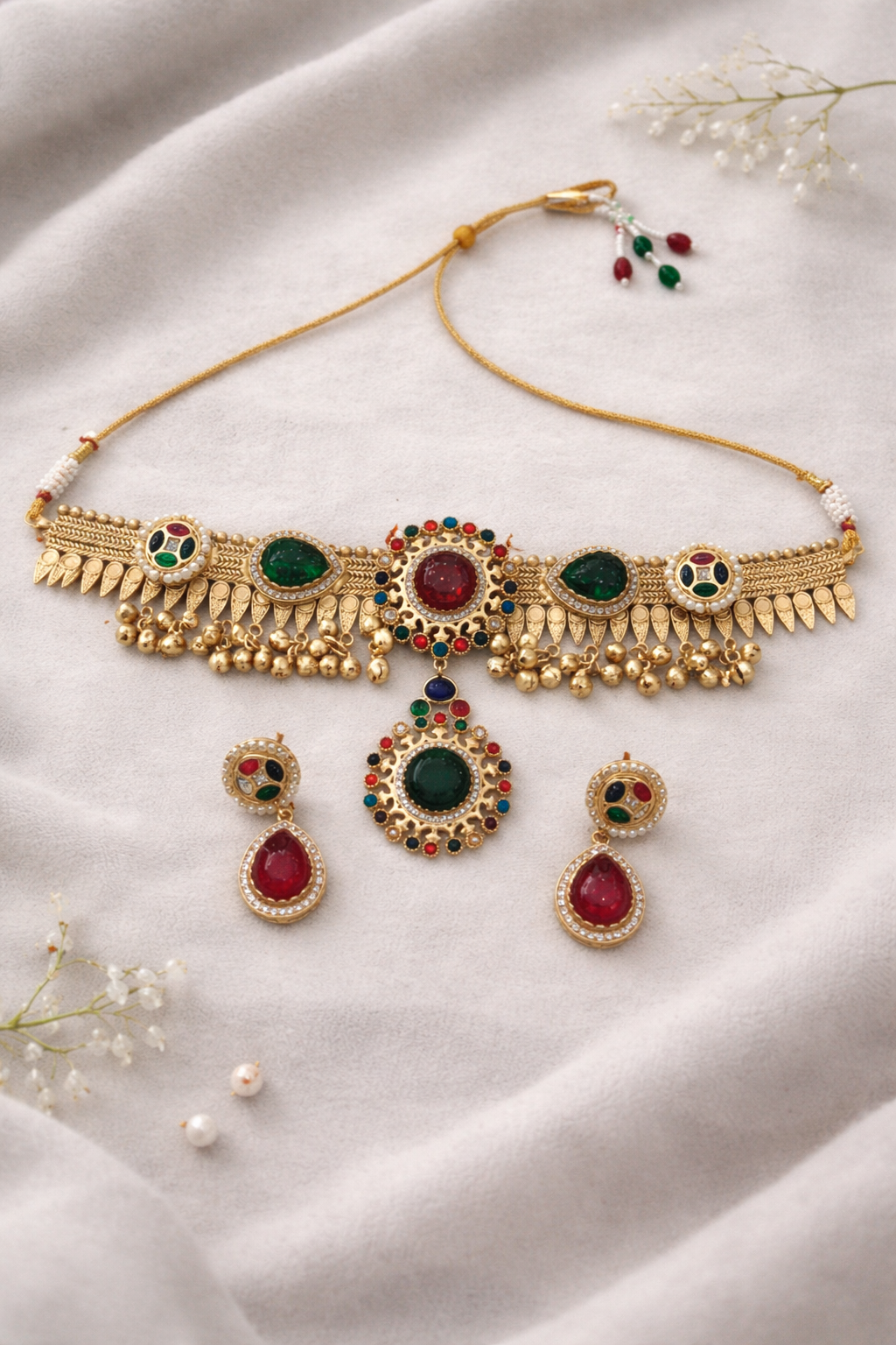 Fusion Heritage Multicolor Kundan Choker Set-G352300