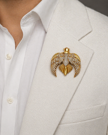 Garuda Golden Royal Eagle brooch-G751800