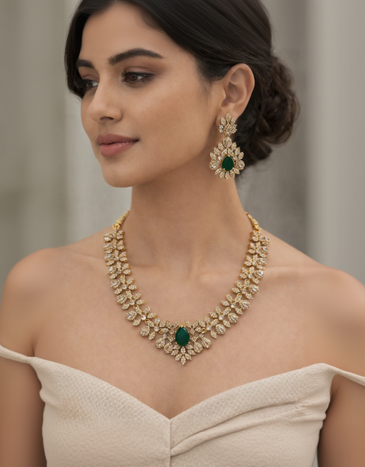 Emerald Almera Victorian Jewellery Set-G352500
