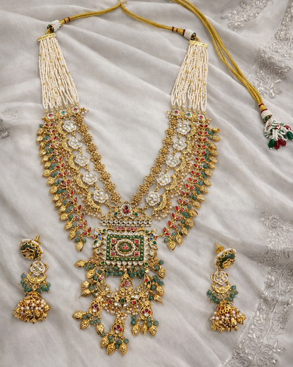 Heritage Jadau Kundan Rani Haar Necklace Set-G7520800