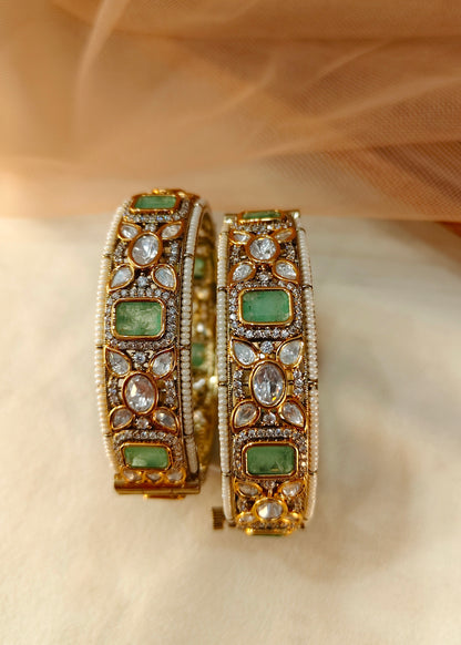 Moissanite Bangles(Set of 2)-G155400