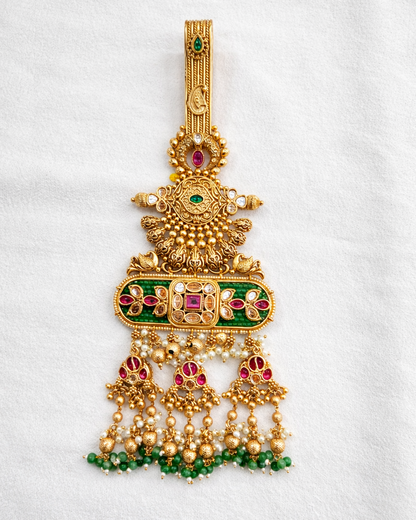 Gold-Toned  Heritage Chabi Challa / Judda-G354300