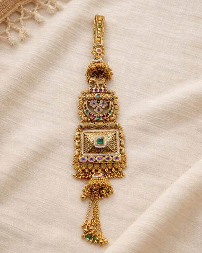 Gold-Toned  Heritage Chabi Challa / Judda-G355200