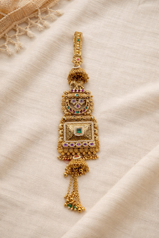 Gold-Toned  Heritage Chabi Challa / Judda-G355200