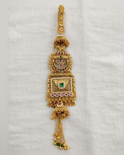 Gold-Toned  Heritage Chabi Challa / Judda-G355200