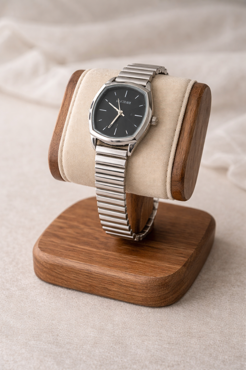 Stainless steel hexagon Silver Watch-G351100