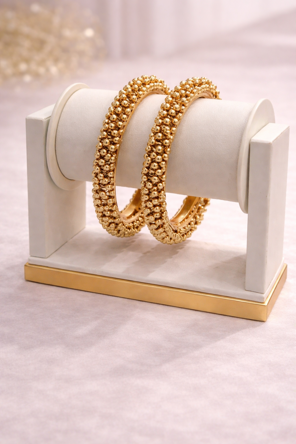 Gold Ball Ghunghru Bunch Bangles-G352800