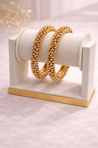 Gold Ball Ghunghru Bunch Bangles-G352800