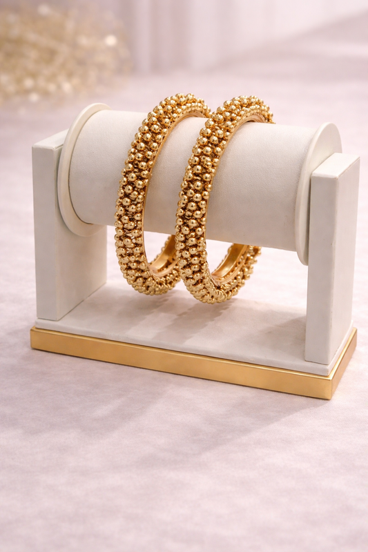 Gold Ball Ghunghru Bunch Bangles-G352800