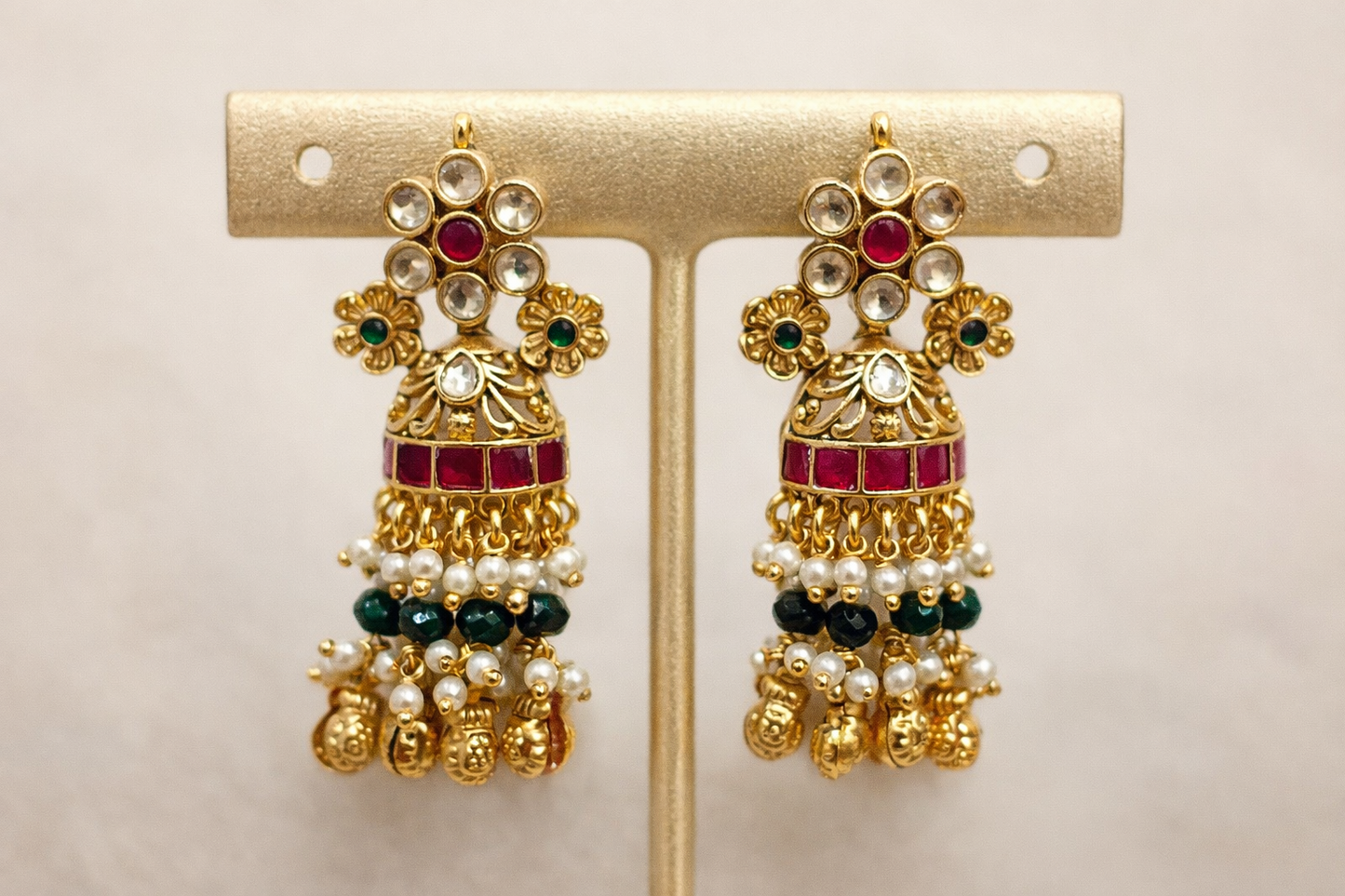 Royal Jadau Pachi Kundan Choker Necklace Set