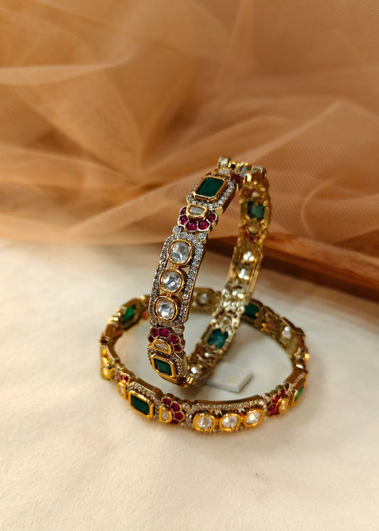 Moissanite Bangles(Set of 2)-G153600