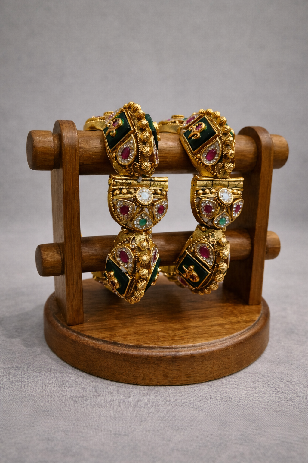 Heritage Gajara Style Bangles(Set of 2)