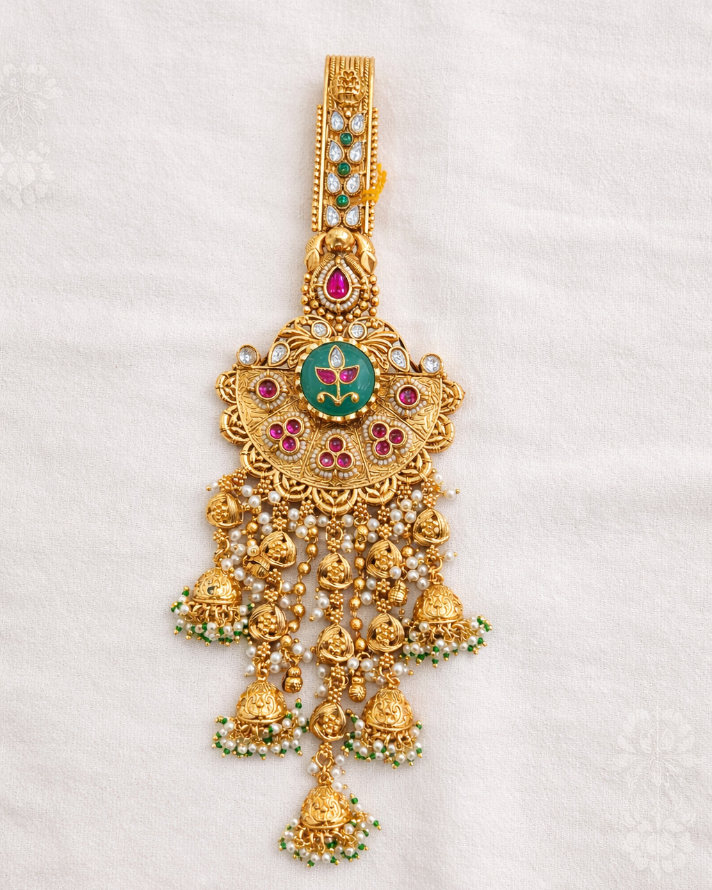 Gold-Toned  Heritage Chabi Challa / Judda-G354100