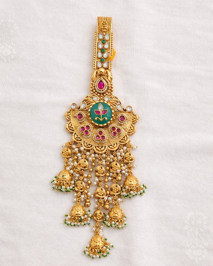 Gold-Toned  Heritage Chabi Challa / Judda-G354100