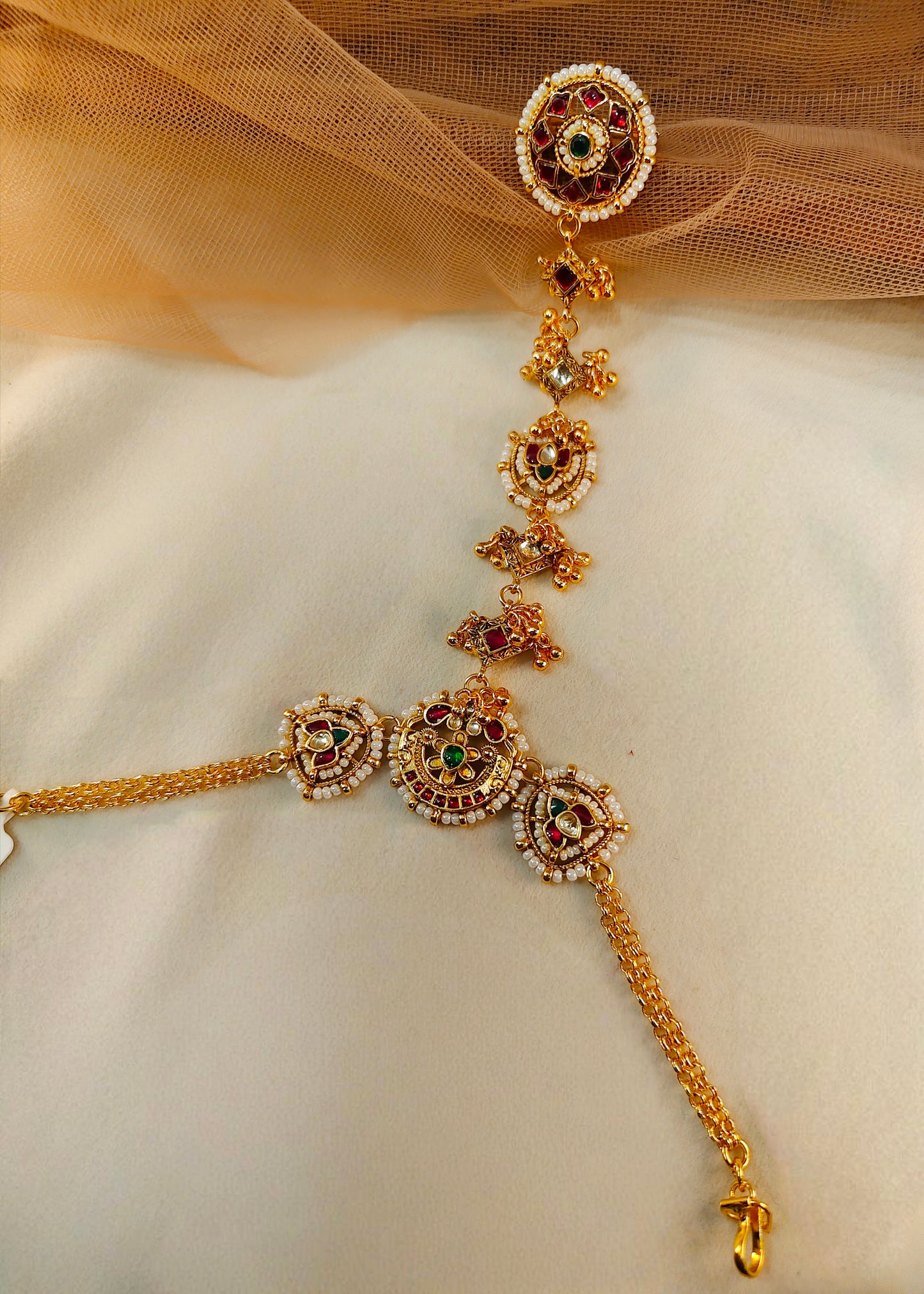Jadau Kundan Hath phool/Hath Pocha(1-Ps)-G352800