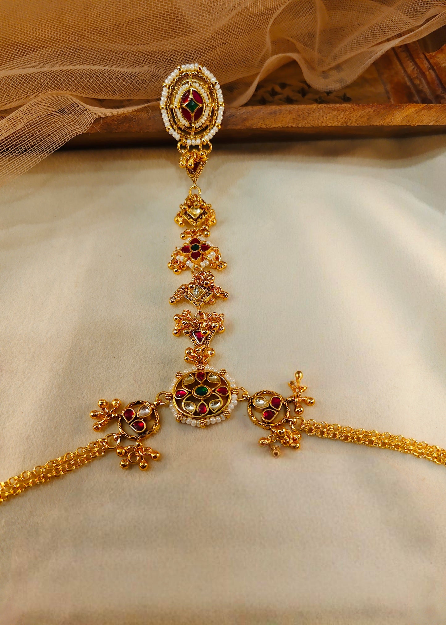 Jadau Kundan Hath phool/Hath Pocha(1-Ps)-G352300