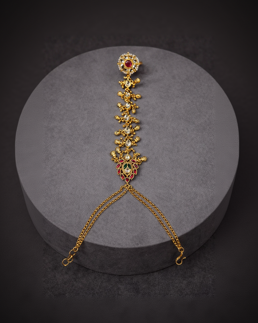 Jadau Kundan Haath Phool Hath Harness-G352100