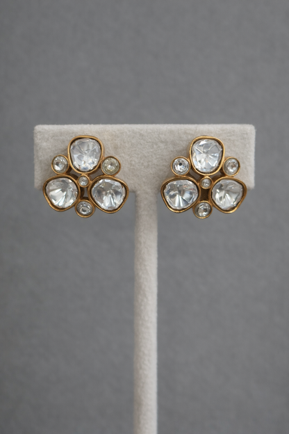 Gold Plated Mossonite Necklace Set